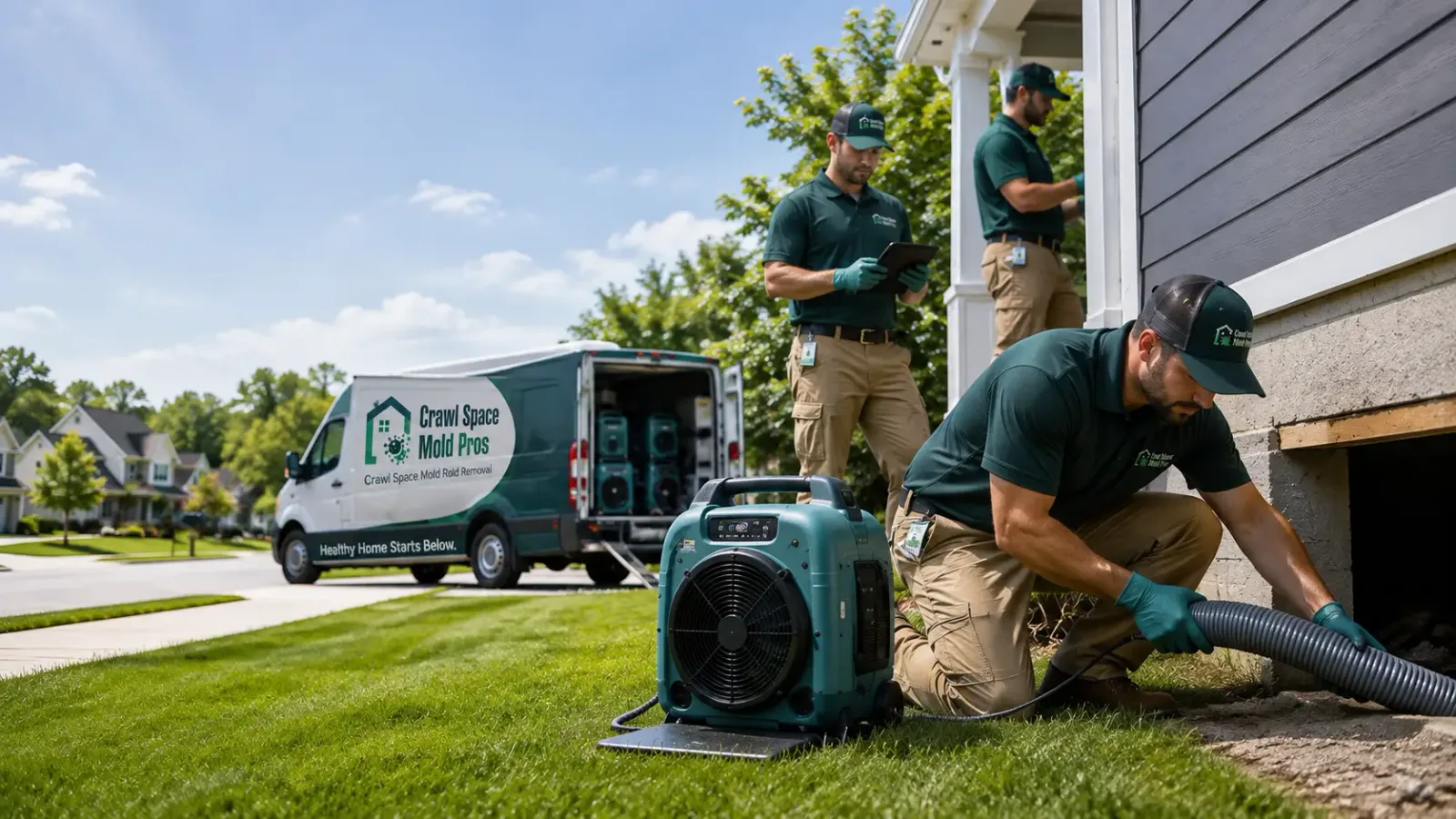 Crawl Space Mold Removal in Beverly, MA